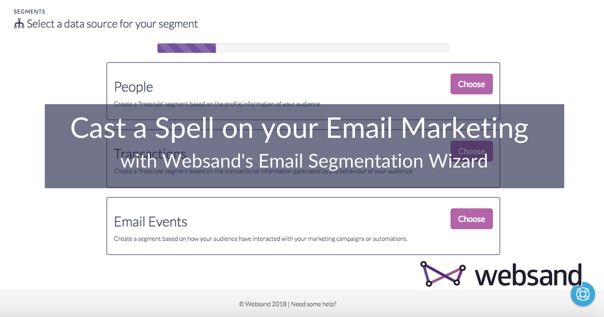 How to Cast a Spell on your Email Marketing with Websand's Email Segmentation Wizard