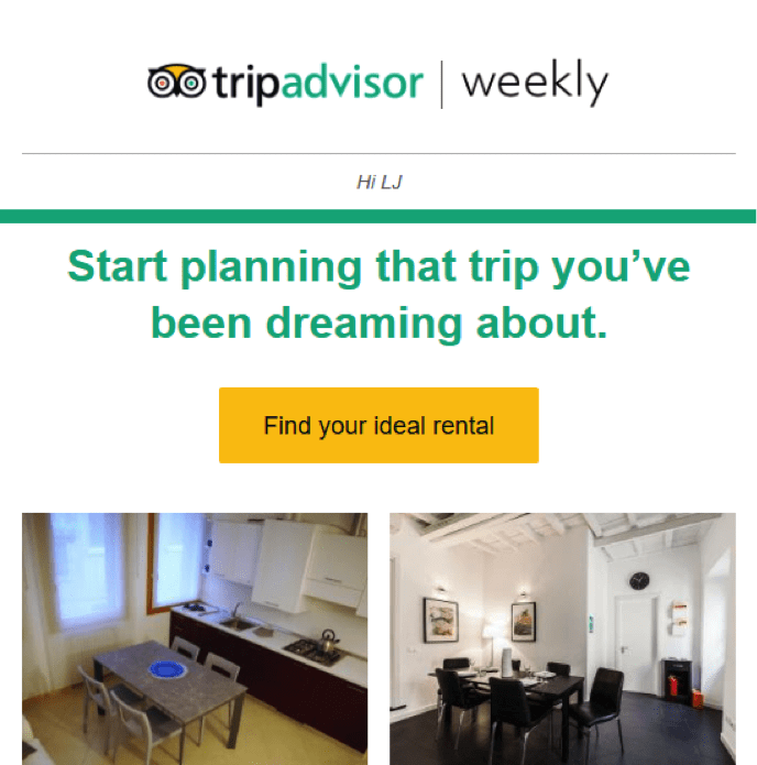 Tripadvisor Email Marketing