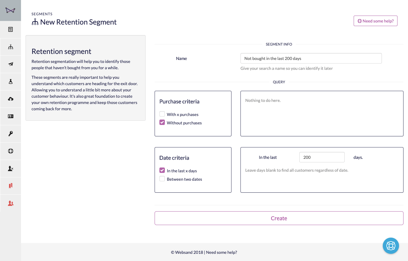 customer retention segment