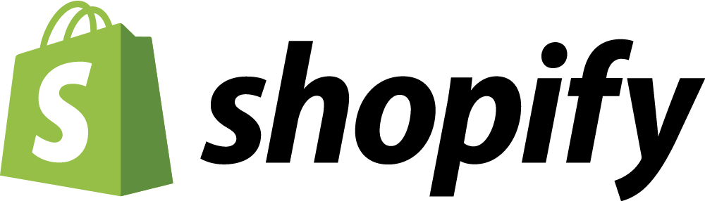 Shopify logo black