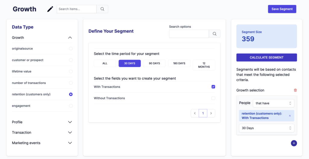 Growth Segmentation for Email Marketing - Customer Retention