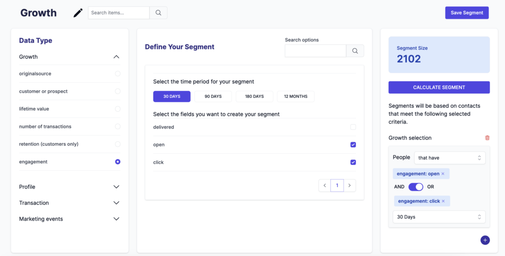 Growth Segmentation for Email Marketing - Subscriber Engagement Segmentation