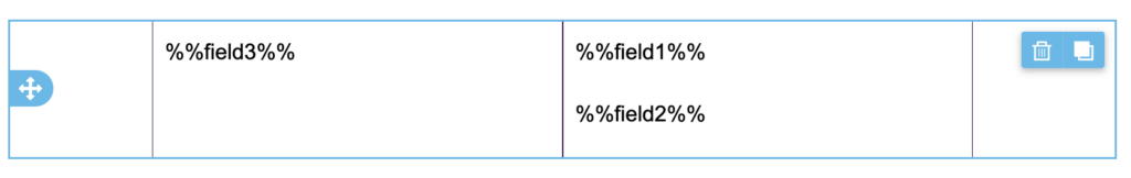 merge field email